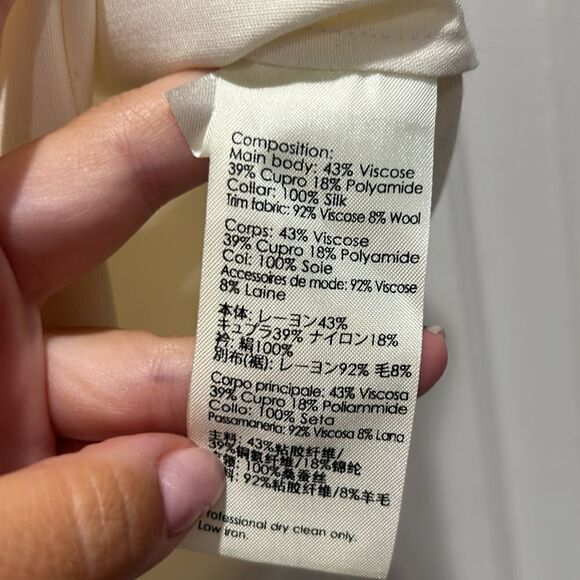 3.1 Phillip Lim Off White Silk Top, Size 0 - Picture 11 of 14